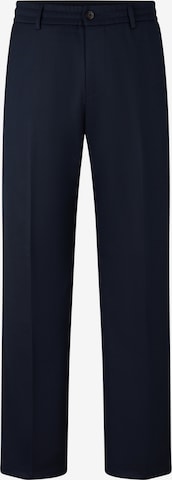 BOGNER Regular Pleat-front trousers 'Marcus ' in Blue: front