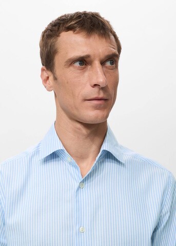 MANGO MAN Regular Fit Hemd 'Donosti' in Blau