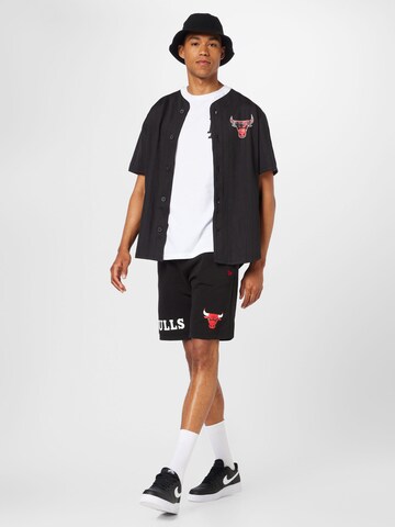 Regular fit Camicia 'Chicago Bulls' di NEW ERA in nero