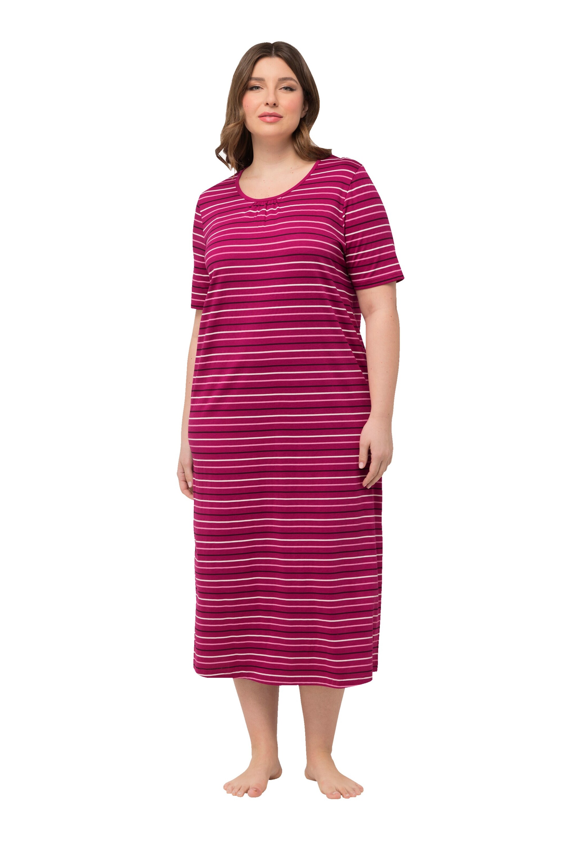 Ulla Popken Nightgown in Pink: front