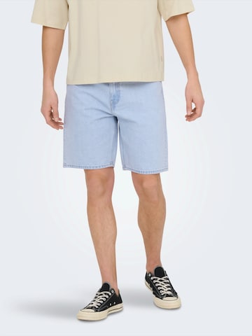 Regular Jean 'ONSEdge' Only & Sons en bleu : devant