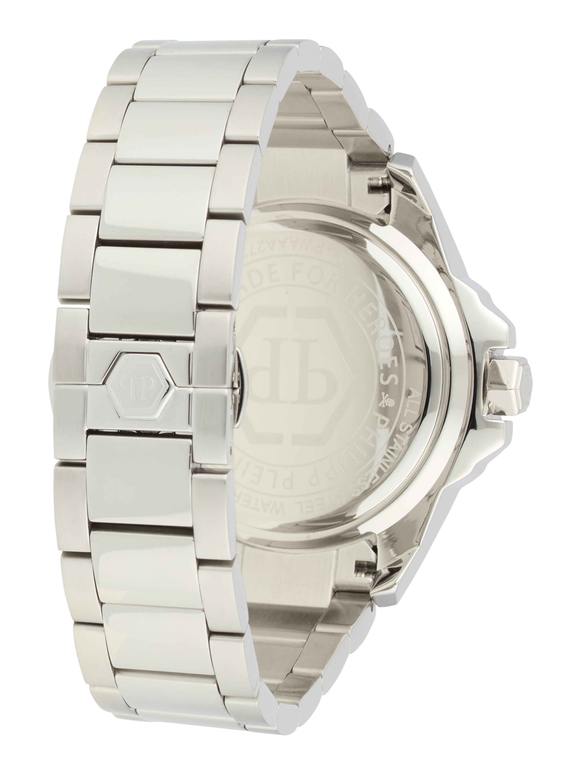 Philipp Plein Analog watch 'The $kull' in Silver