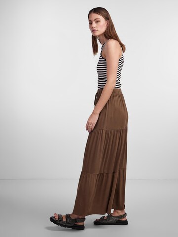 PIECES Skirt 'Neora' in Brown