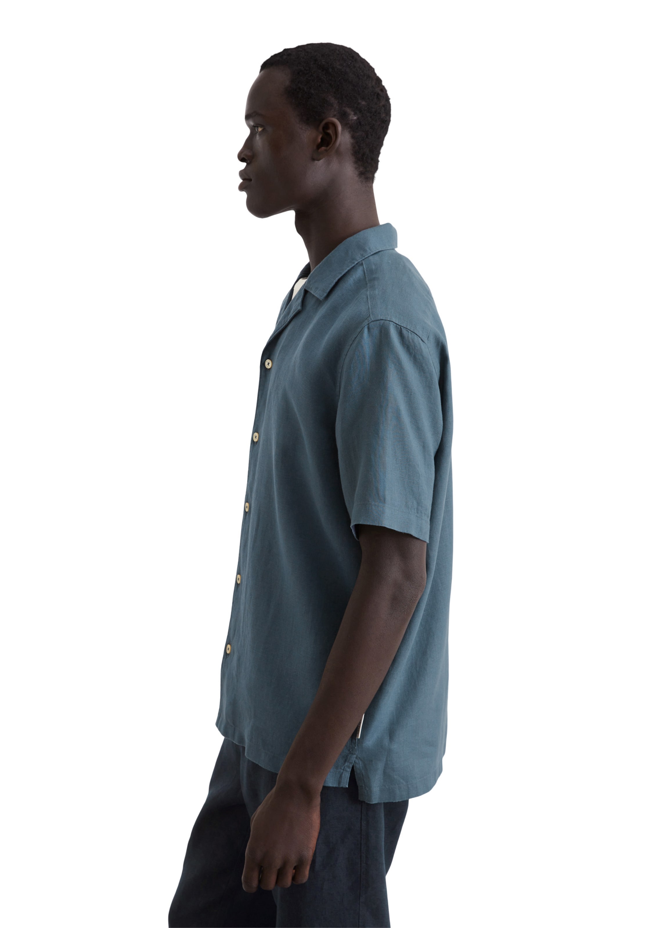 Marc O'Polo Regular fit Overhemd in Blauw