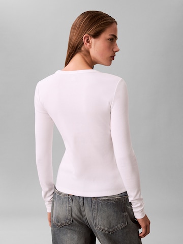 Calvin Klein Jeans Koszulka w kolorze biały