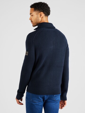 BOSS Knit cardigan 'Kostaro' in Blue