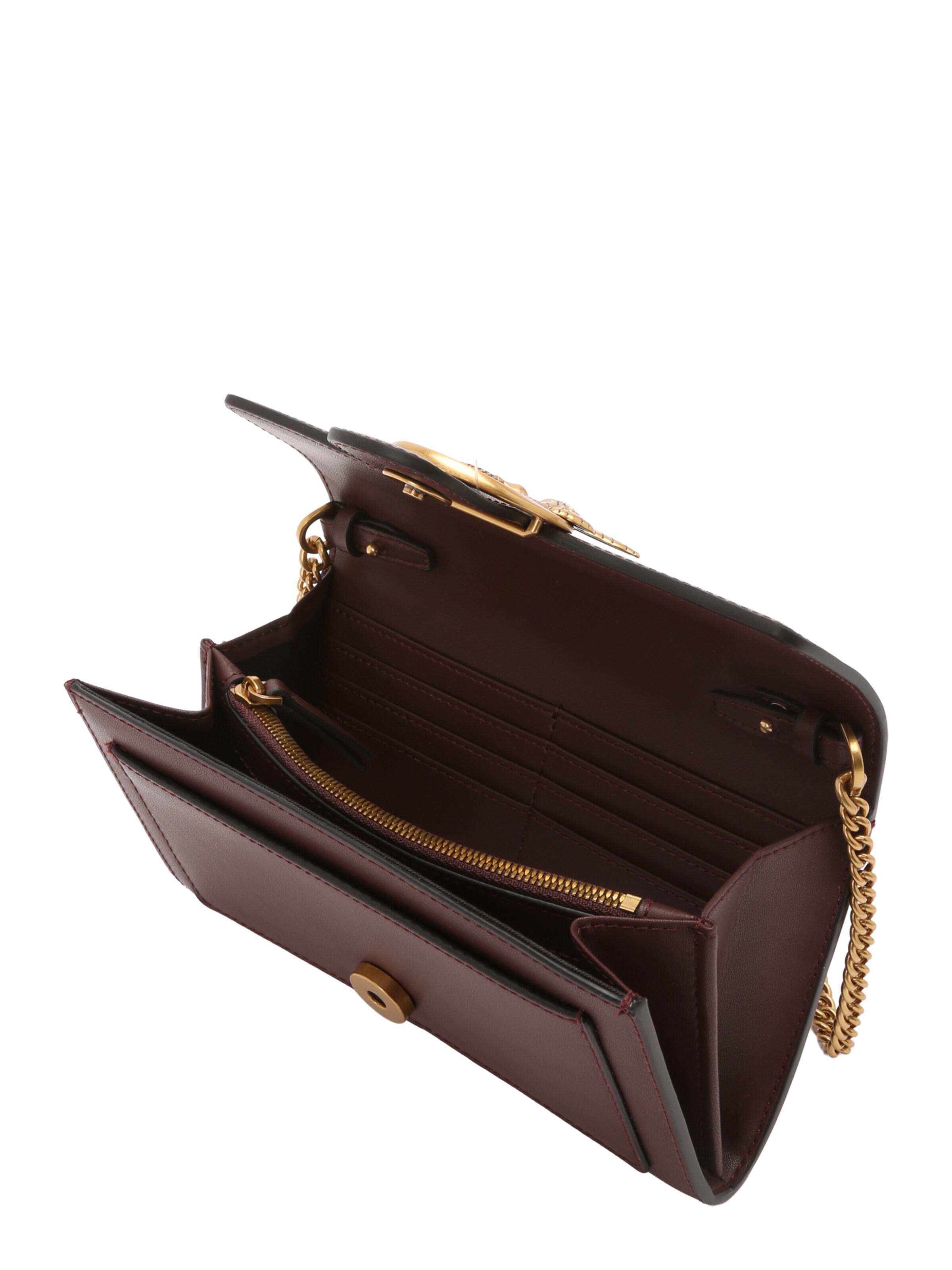 PINKO Clutch 'LOVE ONE' in Brown