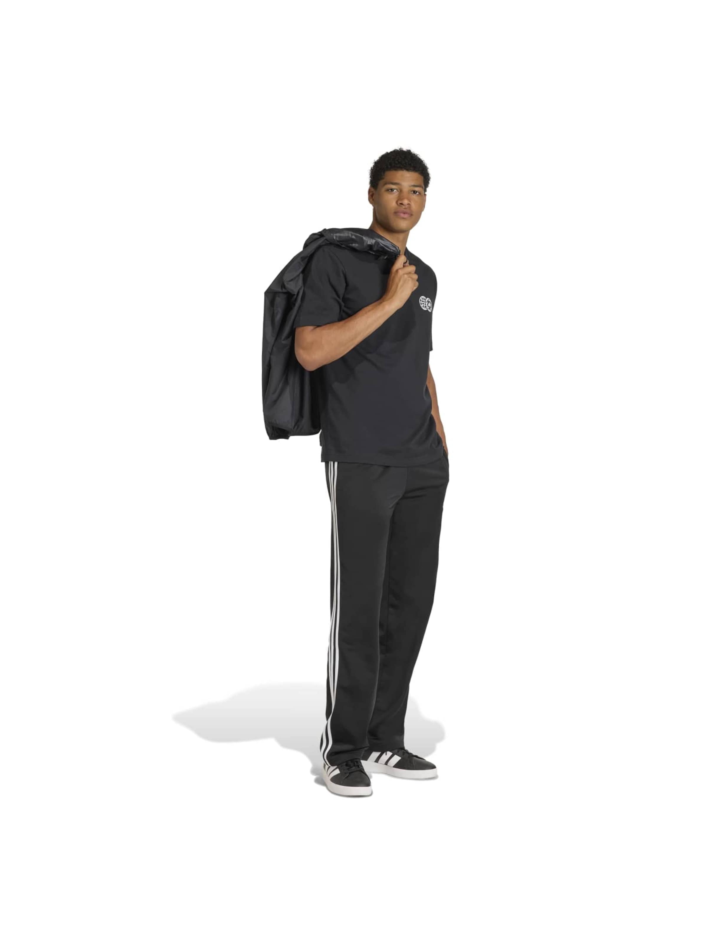 ADIDAS SPORTSWEARTehnička sportska majica 'HOUSE OF TIRO NATIONS' - crna boja