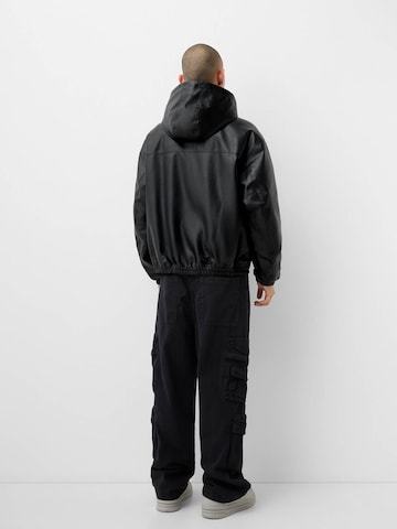 Veste mi-saison Bershka en noir