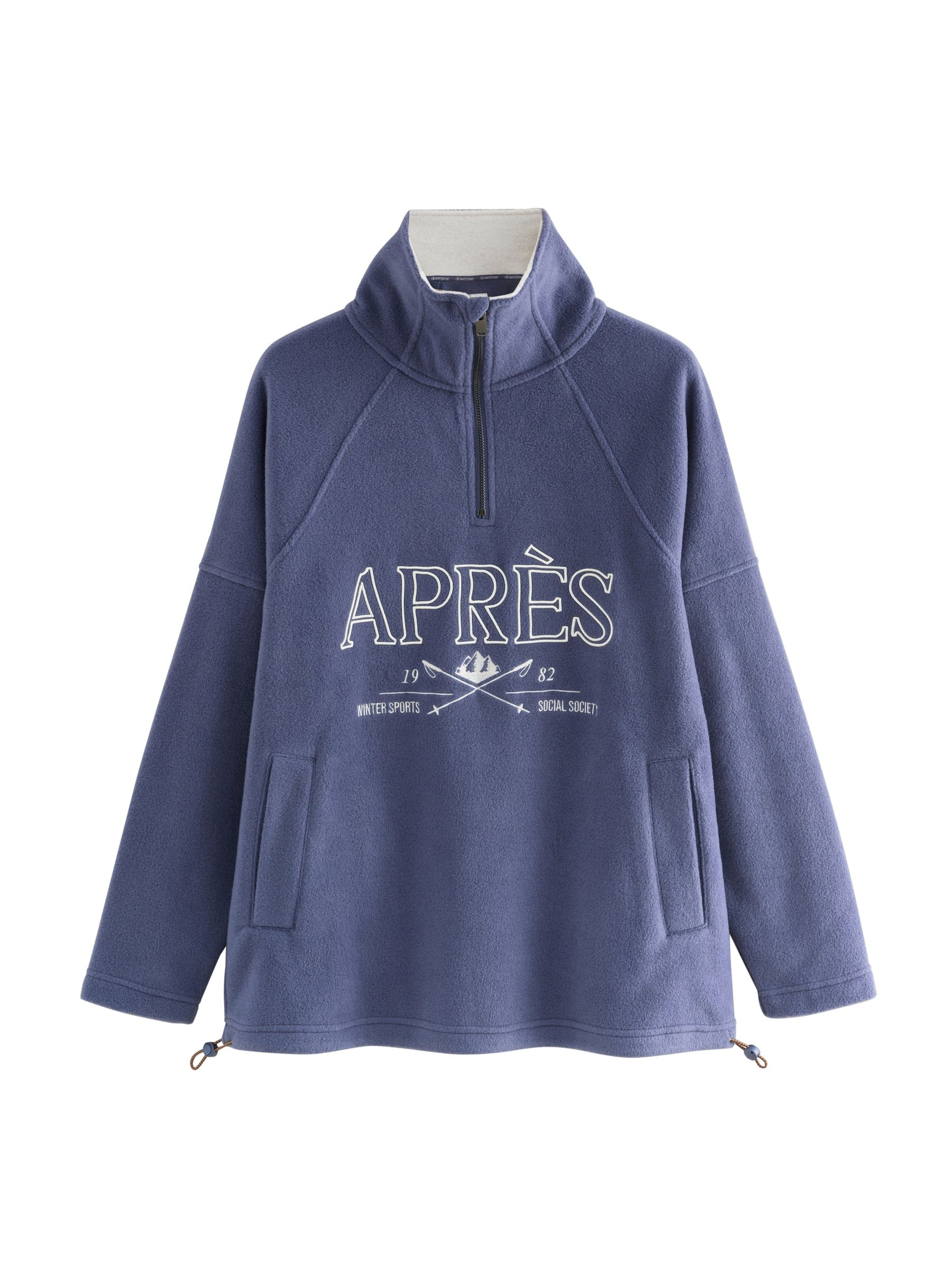 Giacca di pile di Next in blu: frontale