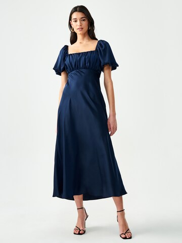 Robe 'CALILE' Sável en bleu : devant