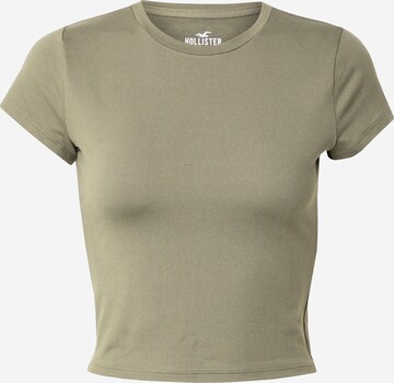 T-shirt HOLLISTER en vert : devant