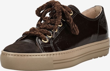 Paul Green Sneaker in Braun: Vorderseite