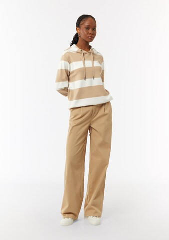 Sweat-shirt comma casual identity en beige