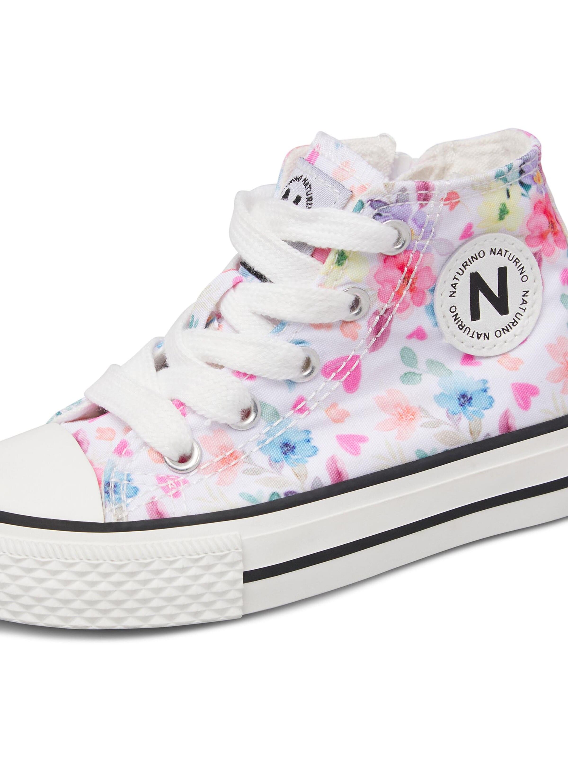 NATURINO Sneakers 'YLFAS' in Wit: voorkant