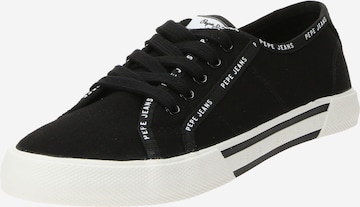 Pepe Jeans Sneakers laag 'BRADY' in Zwart: voorkant