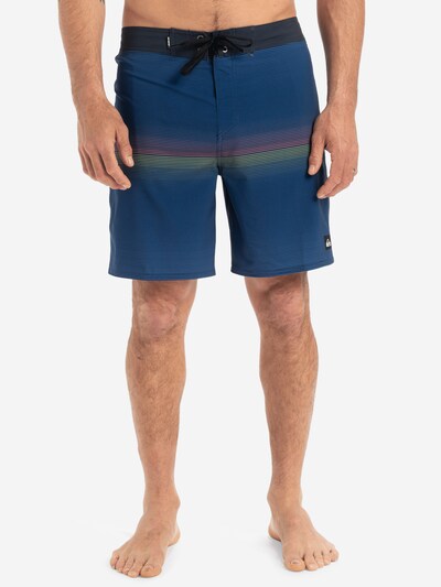 QUIKSILVER Boardshorts en marine / jaune clair / lilas, Vue avec produit