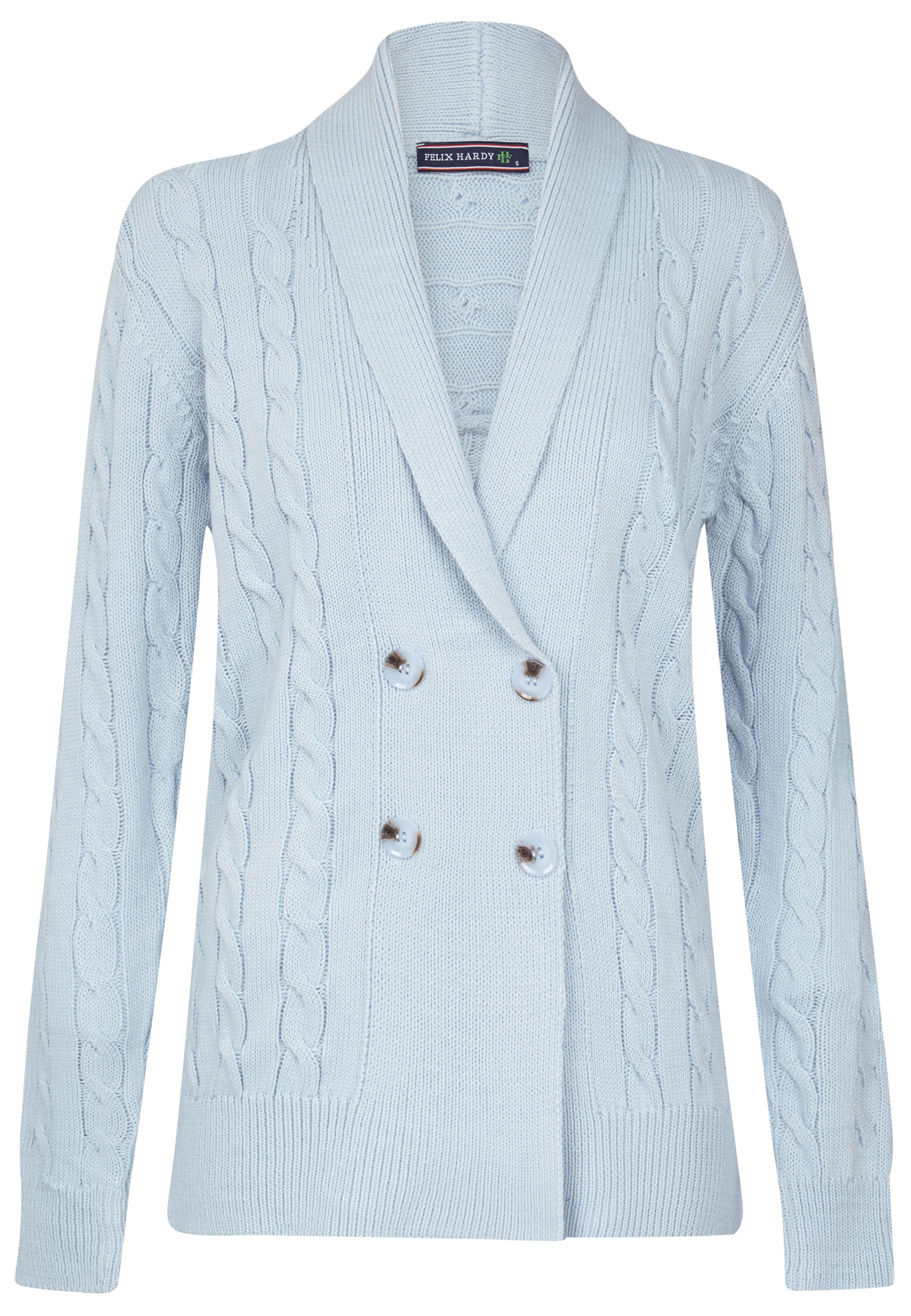 Felix Hardy Kardigan – modrá: přední strana