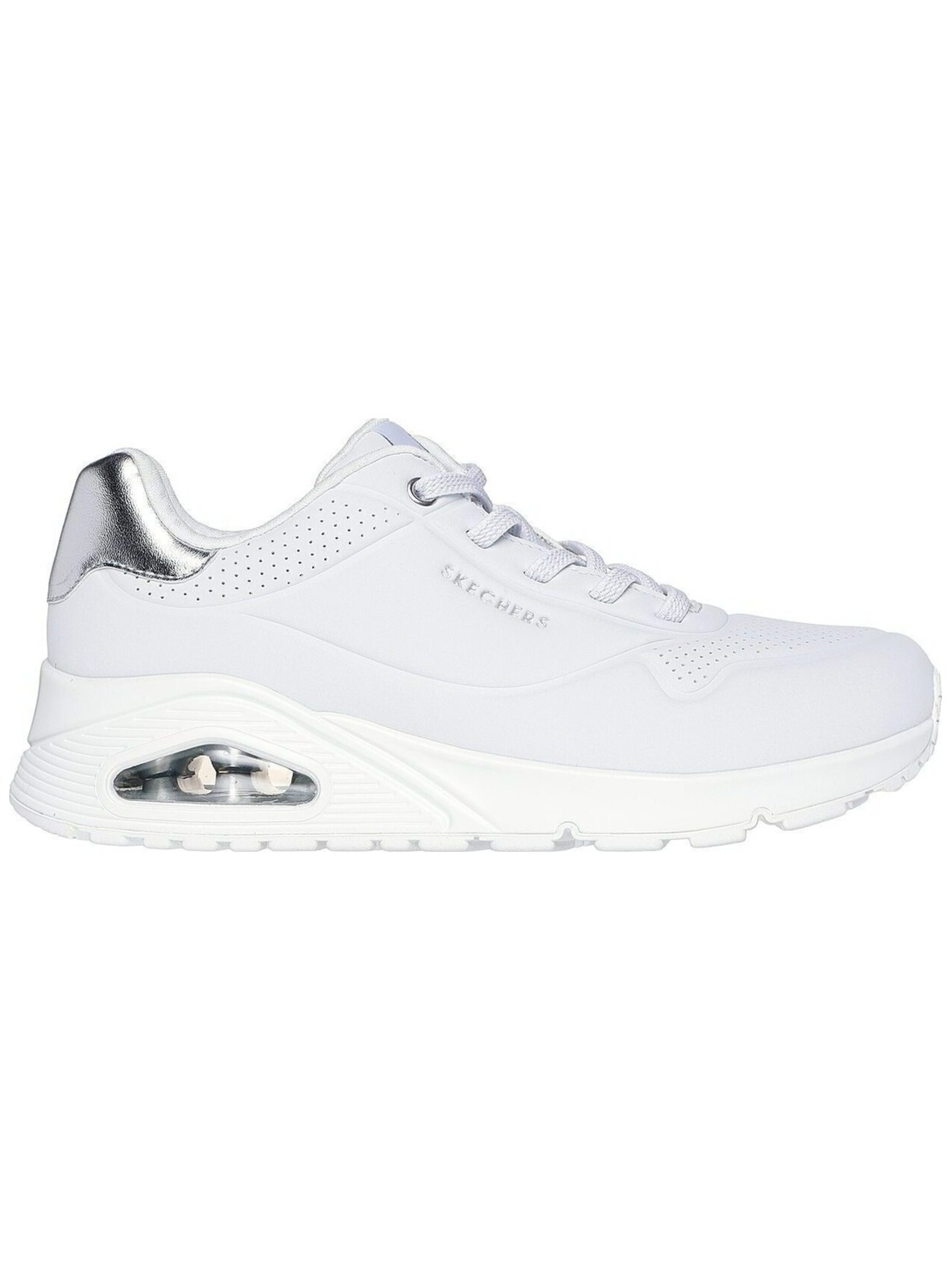 SKECHERS Низкие кроссовки 'Skechers Uno-Shimmer Away' в Белый: спереди