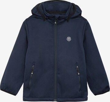 Veste fonctionnelle COLOR KIDS en bleu : devant