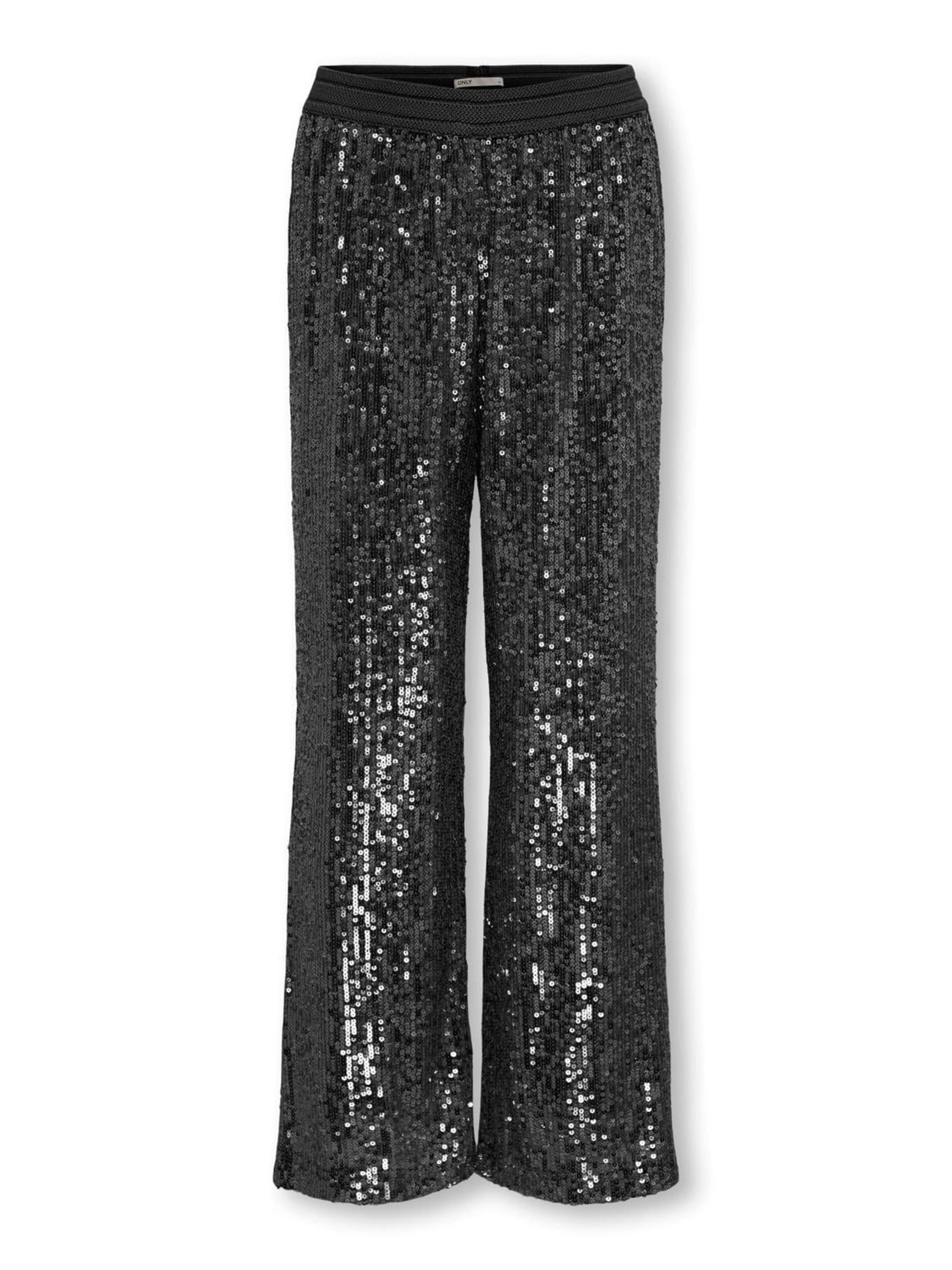 ONLY Baggy Trousers 'fransa' in Black: front