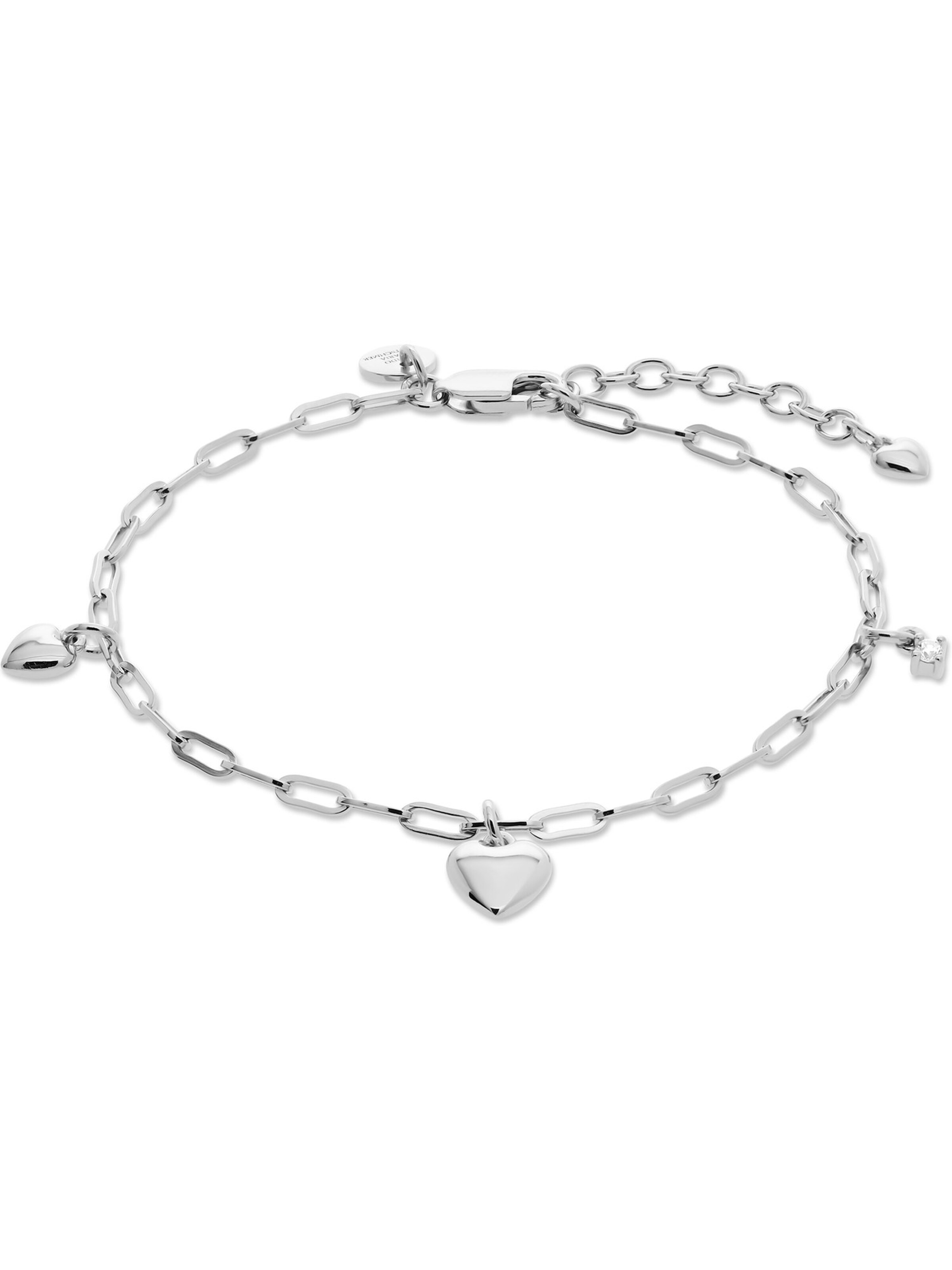 Guido Maria Kretschmer Jewellery Armband in silber / transparent, Produktansicht