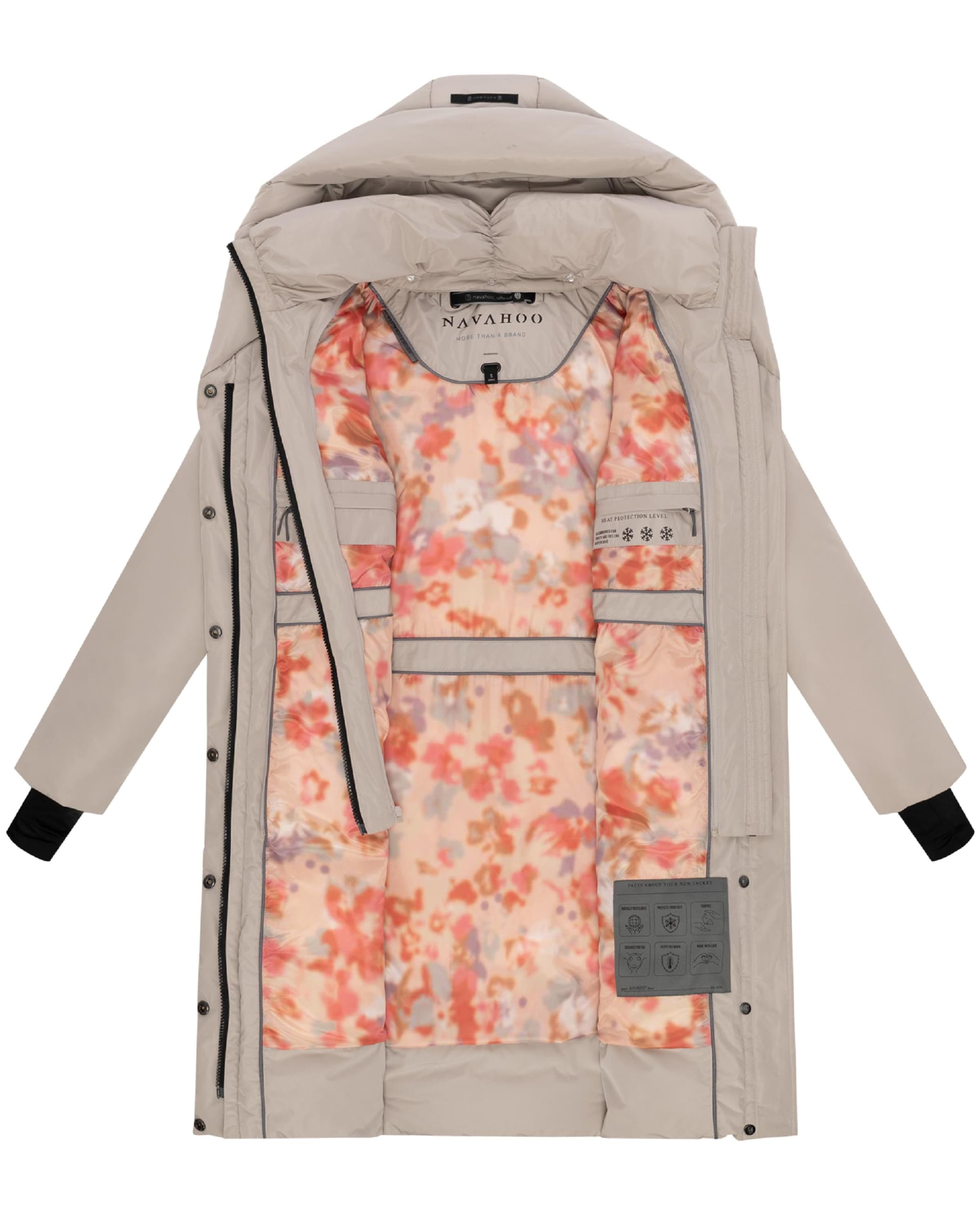 NAVAHOO Télikabátok 'Laubzauber 14' - bézs