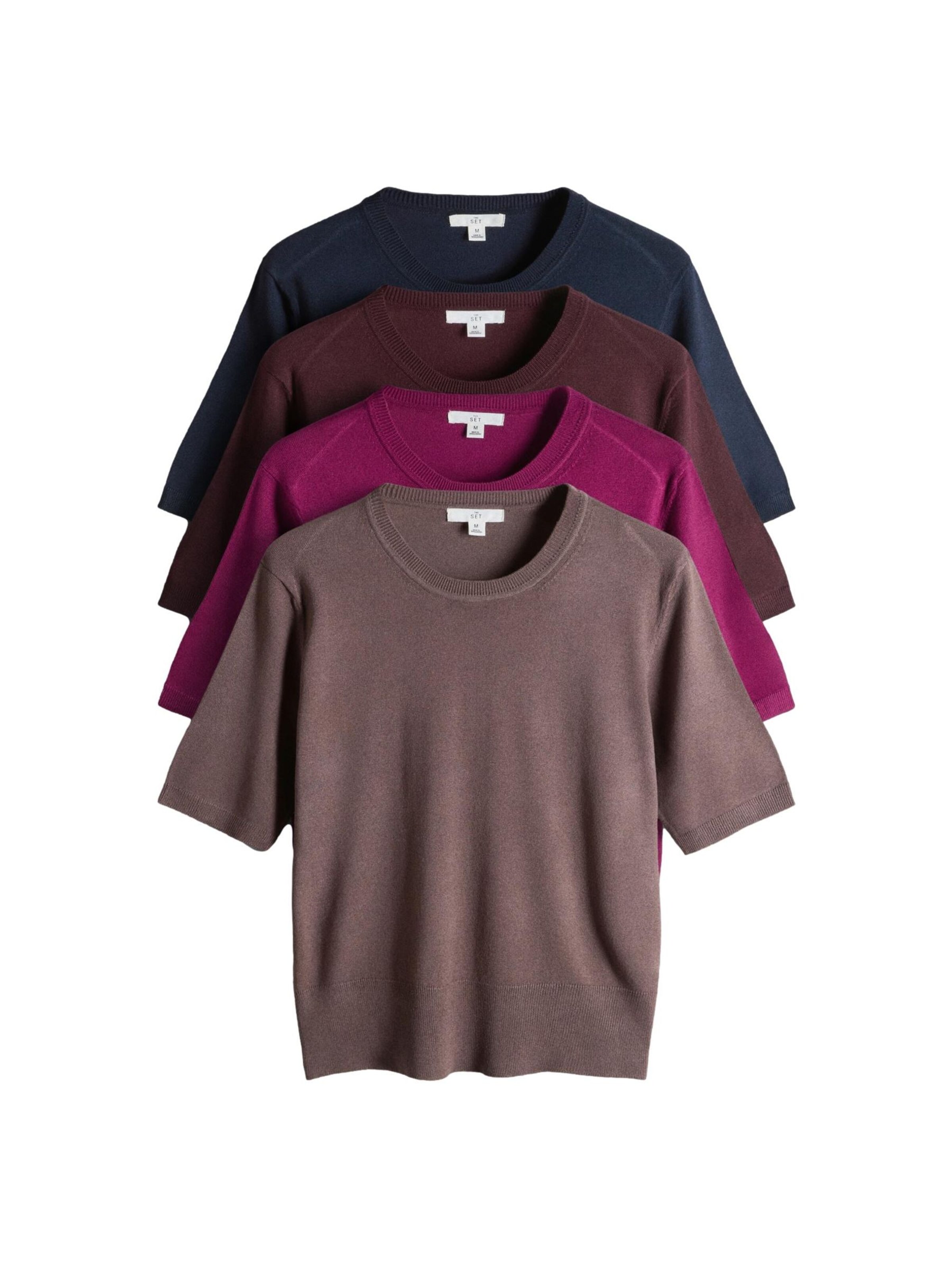 The Set Shirt in Mischfarben: Vorderseite