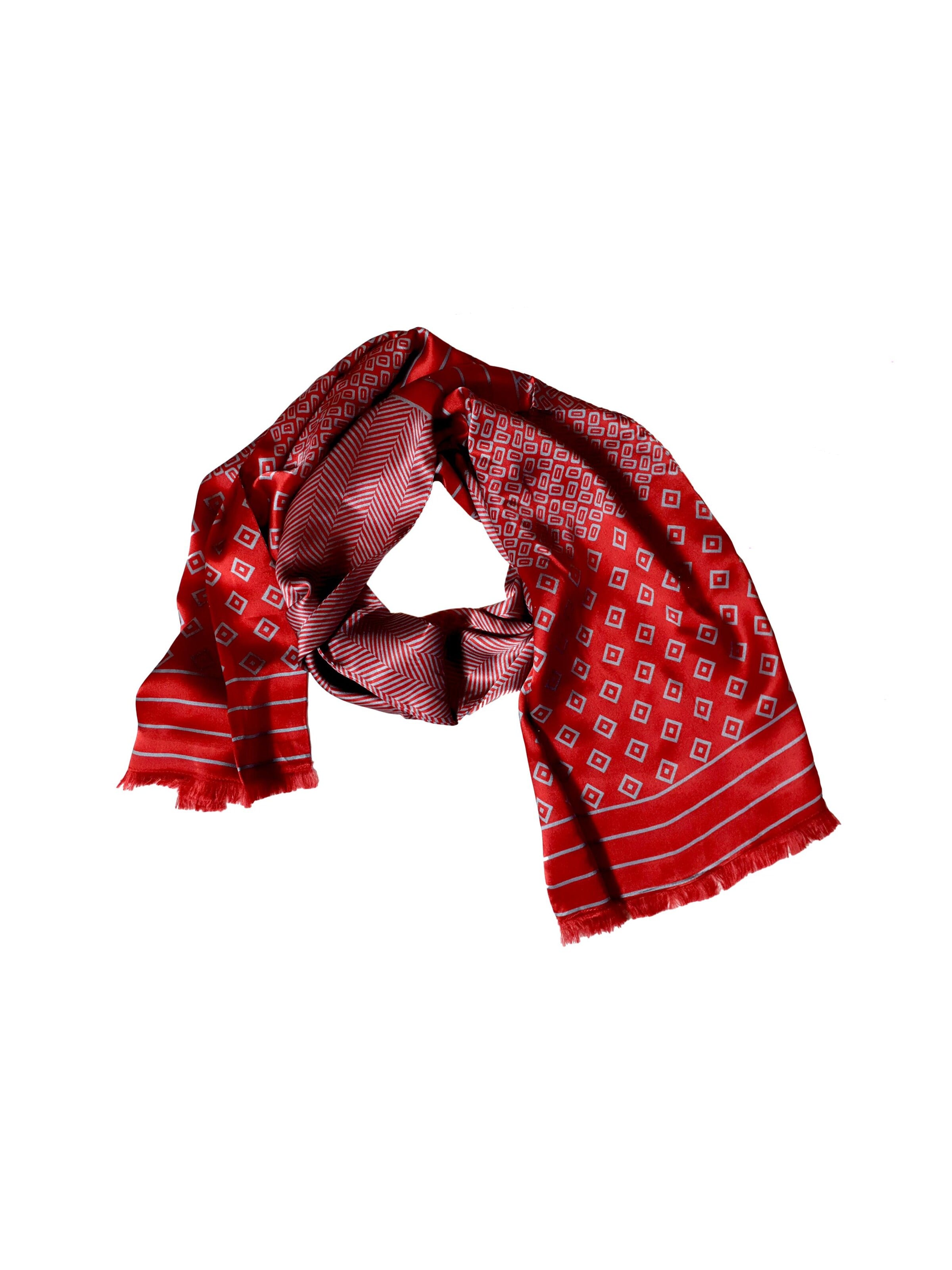 Posh Gear - Chal 'Seidenschal Satinata' en rojo