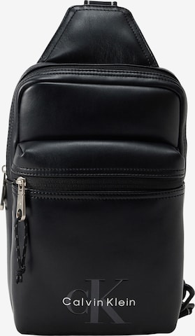 juoda Calvin Klein Rankinė su ilgu dirželiu: priekis