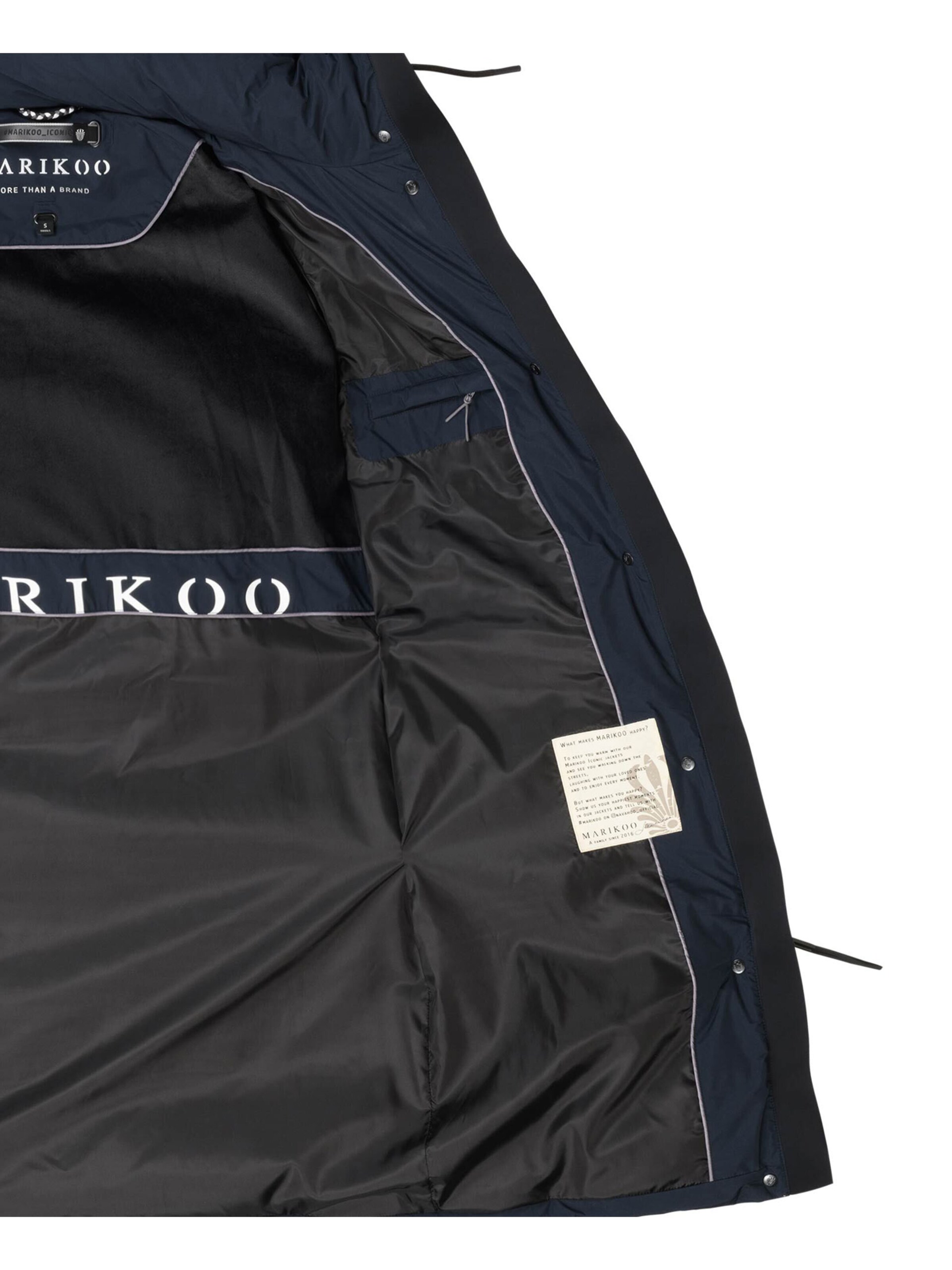 MARIKOO Mantel 'Tabiaa' in Blau