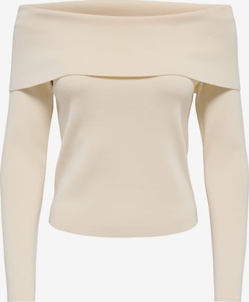 JDY Sweater 'JDYASTRA' in Beige: front