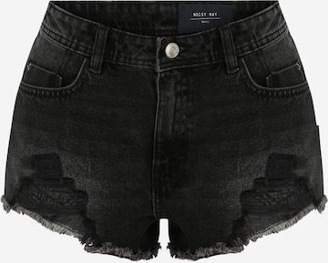 Noisy May Petite Regular Jeans 'DREW' in Schwarz: predná strana