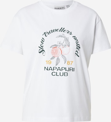 NAPAPIJRI Shirts 'SALMYS' i hvid: forside