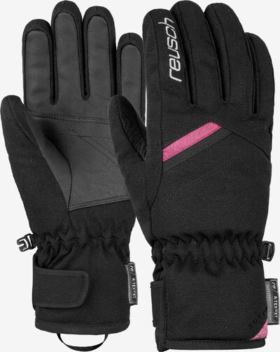REUSCH Athletic Gloves in Black / White, Item view