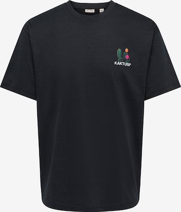 Only & Sons T-Shirt 'ONSFRED' in Schwarz: Vorderseite