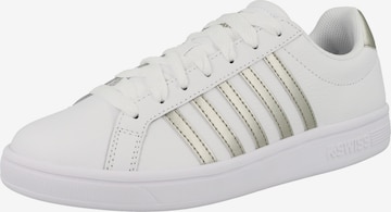 Sneaker low 'Court Tiebreak' de la K-SWISS pe alb: față