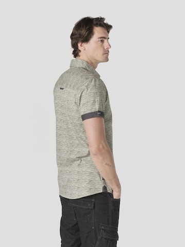 KOROSHI Regular fit Overhemd in Beige