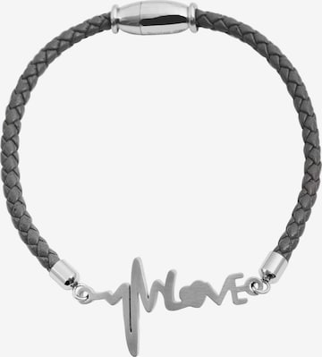 Akzent Armband 'Tammi, langlebig' in Grau: Vorderseite