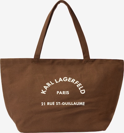 Karl Lagerfeld Shopper torba u smeđa / bijela, Pregled proizvoda