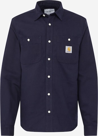 Carhartt WIP Regular fit Skjorta 'Clink' i blå: framsida
