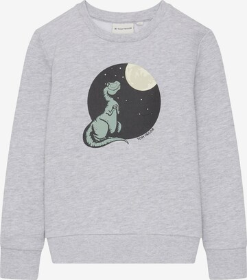 TOM TAILOR Sweatshirt in Grau: predná strana