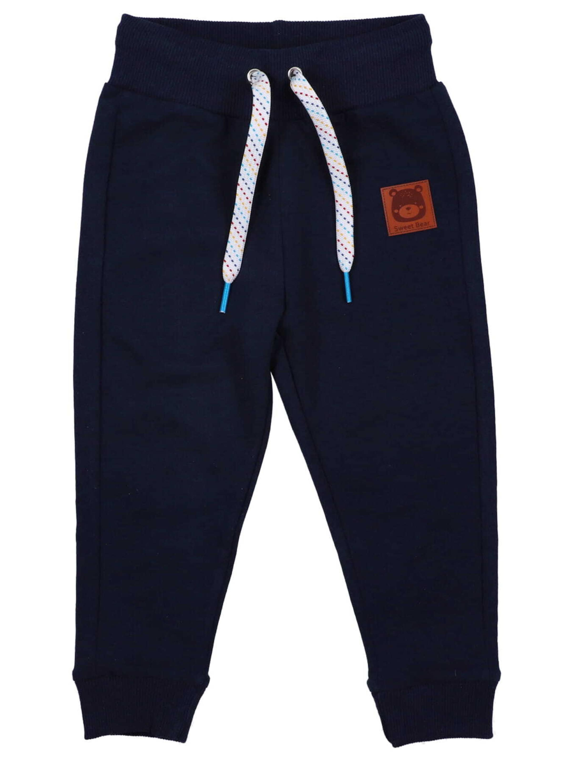 NINI Tapered Trousers 'Bär' in Blue: front