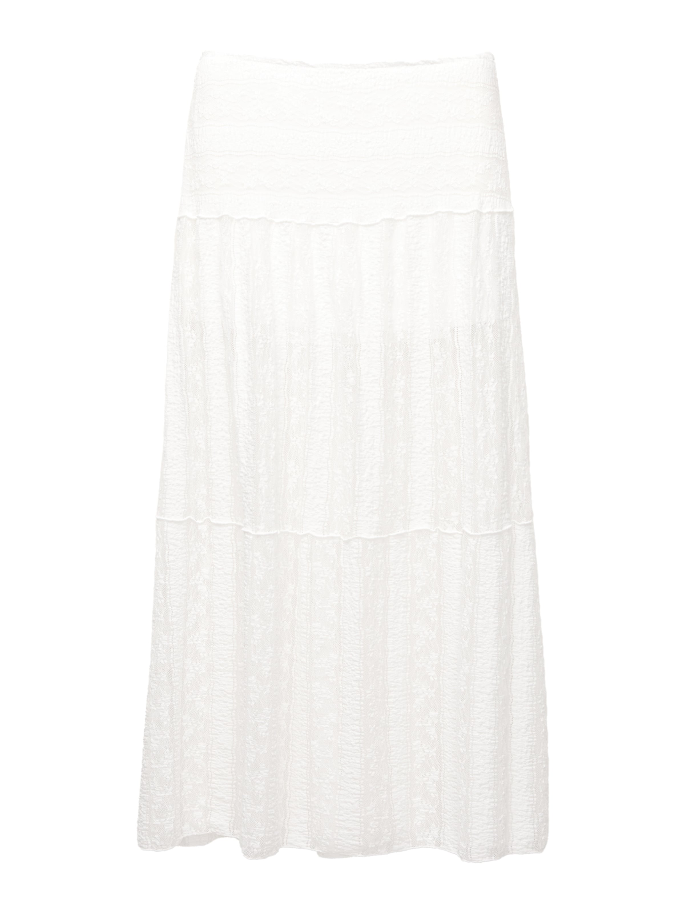 Pull&Bear Spódnica w kolorze biały: przód