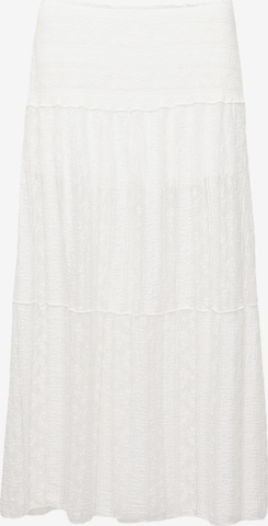 Gonna di Pull&Bear in bianco: frontale