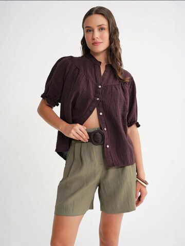 MixRay - Blusa em castanho