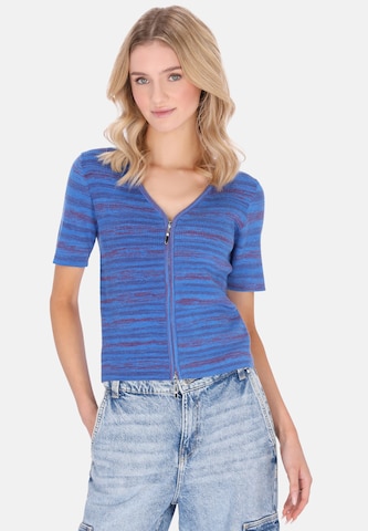 MYMO - Casaco de malha 'Young Fashion' em roxo: frente