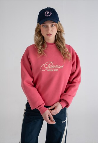 Prohibited Sweatshirt 'Bohemian' in Rood