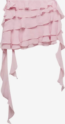 MANGO Spódnica 'Nube' w kolorze różowy: przód