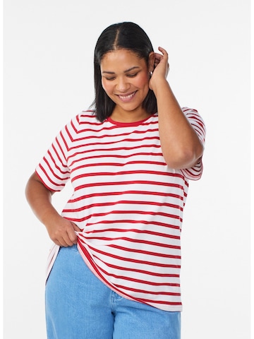 Zizzi Футболка 'Vivi' в Красный